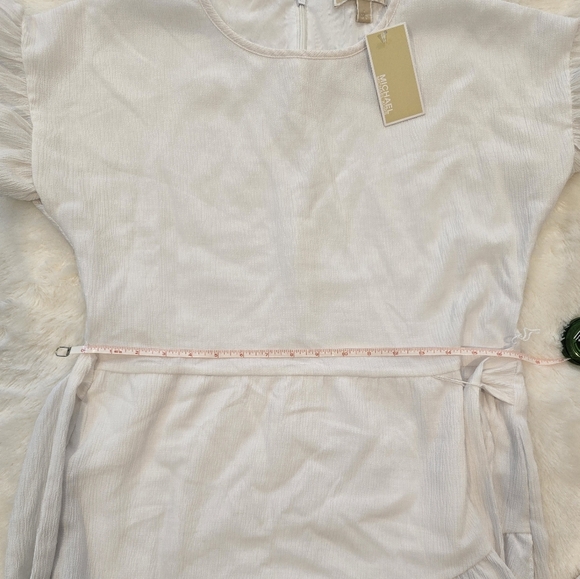 Michael KorsWhite Ruffle Mini Dress - Picture 9 of 11